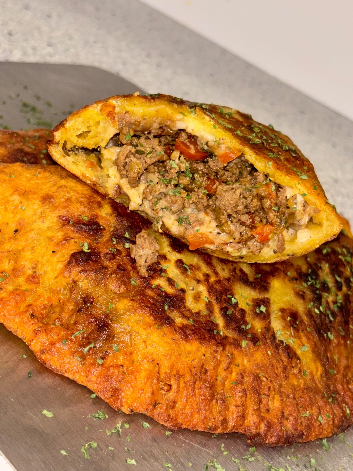 Caribbean Plantain Beef Patty